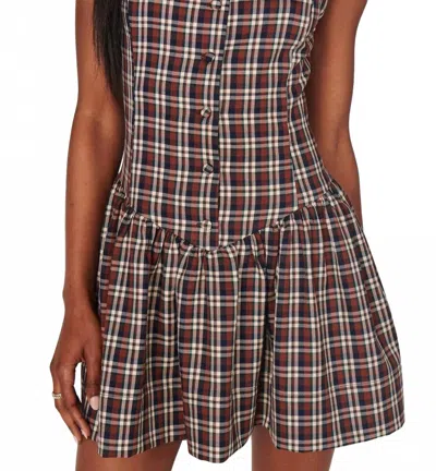 Show Me Your Mumu Meester Mini Dress In Brown