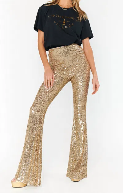 Show Me Your Mumu Mercury Bells Pants In Gold