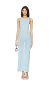 Show Me Your Mumu Miche Maxi Dress In Blue Sequin