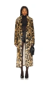 Show Me Your Mumu Miss Cindy Faux Fur Overcoat In Feline