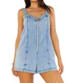 Show Me Your Mumu Mission Romper In Lakeridge In Blue