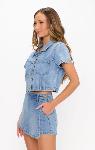 Show Me Your Mumu Monroe Skort In Stratosphere In Multi