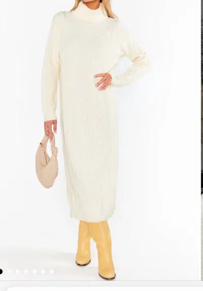 Show Me Your Mumu Montreal Midi Dress In Cream In White