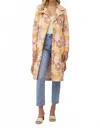 Show Me Your Mumu Nancy Trench Coat In Retro Garden In Multi