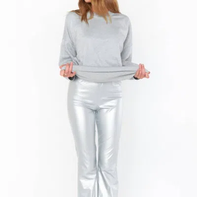 Show Me Your Mumu Nashville Pull On Flare In Silver