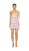 Show Me Your Mumu Ooo Mini Dress In Summer Soleil Linen