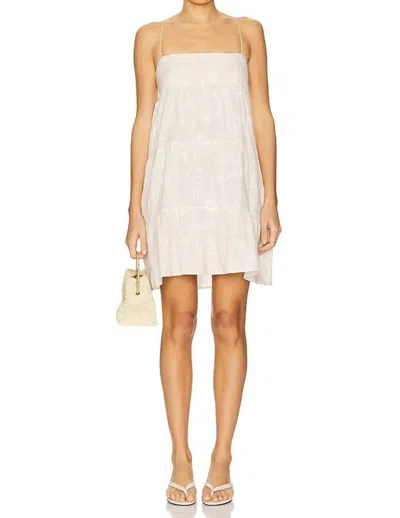 Show Me Your Mumu Ooo Mini Dress In Sand Shells Gauze In Neutral