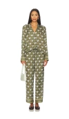 Show Me Your Mumu Overslept Pj Set In Green