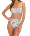 Show Me Your Mumu Palma Bottom In Amalfi Coast Rib Scrunch In Multi