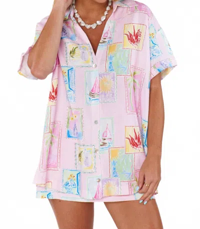 SHOW ME YOUR MUMU PARKER BUTTON DOWN IN SOLEIL