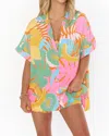 Show Me Your Mumu Parker Button Down Shirt In Tropical Fruit In Multi