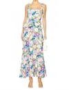 Show Me Your Mumu Paxton Midi Dress In Flower Shop In Multi