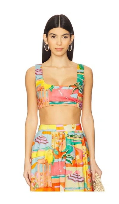 Show Me Your Mumu Pisa Top In Postcards