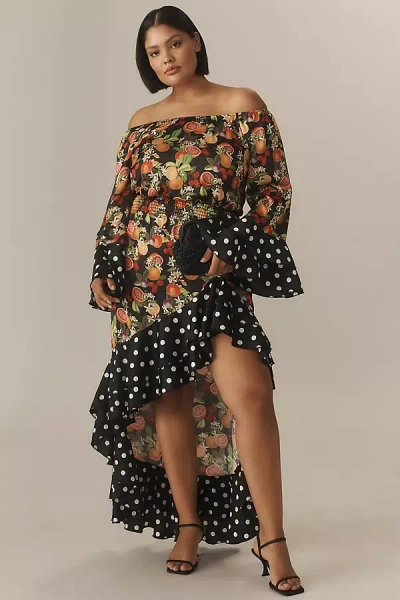 Show Me Your Mumu Plus Dream High-low Maxi Dress In Multicolor