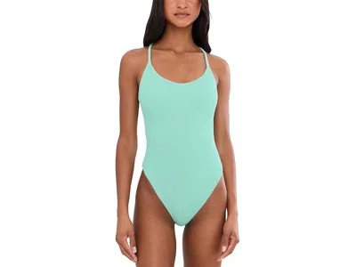 Show Me Your Mumu Positano One-piece Women's Swimsuits One Piece Jelly Mint Scrunch: Xs In Green