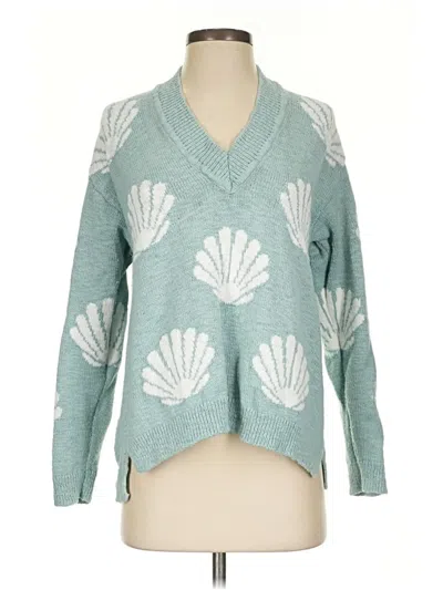 Pre-owned Show Me Your Mumu Pullover Sweater In Blue