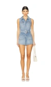 Show Me Your Mumu Rancho Mirage Romper In Hailstorm In Blue