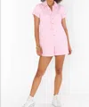 SHOW ME YOUR MUMU RANGE ROMPER IN CANDY PINK DENIM