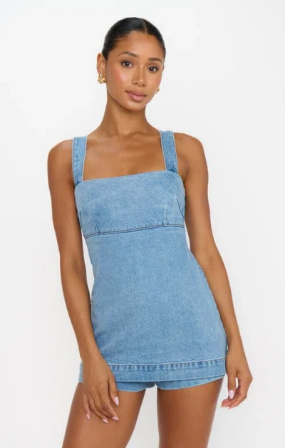 Show Me Your Mumu Rio Romper In Blue