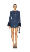 Show Me Your Mumu Rockefeller Mini Dress In Blue
