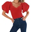 Show Me Your Mumu Rom Com Top In Red In Red