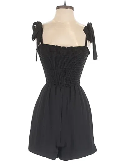 Pre-owned Show Me Your Mumu Romper In Black