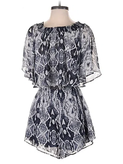 Pre-owned Show Me Your Mumu Romper In Blue