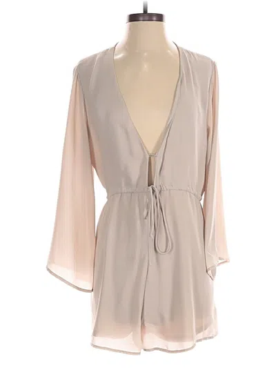 Pre-owned Show Me Your Mumu Romper In Brown