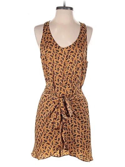 Pre-owned Show Me Your Mumu Romper In Brown
