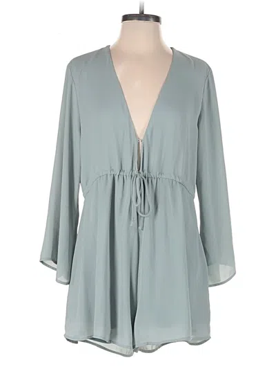Pre-owned Show Me Your Mumu Romper In Gray