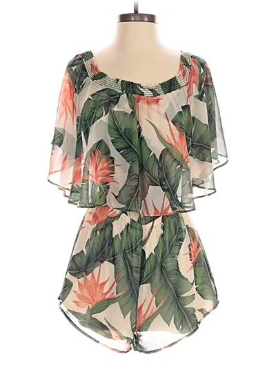 Pre-owned Show Me Your Mumu Romper In Green