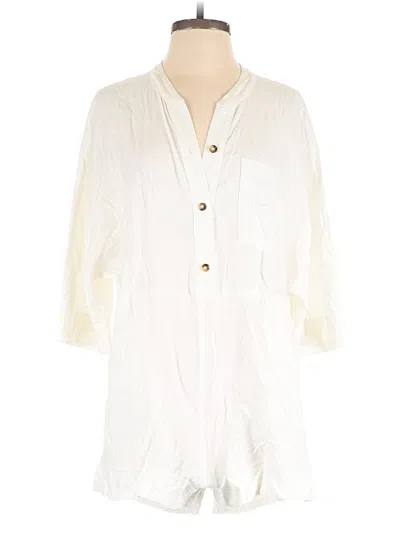 Pre-owned Show Me Your Mumu Romper In Ivory