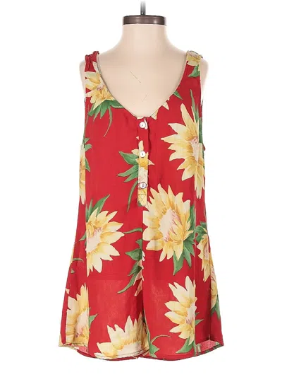 Pre-owned Show Me Your Mumu Romper In Red
