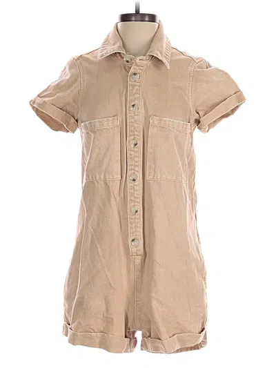 Pre-owned Show Me Your Mumu Romper In Tan