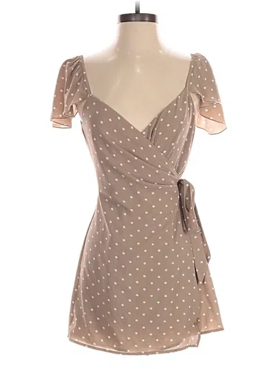 Pre-owned Show Me Your Mumu Romper In Tan