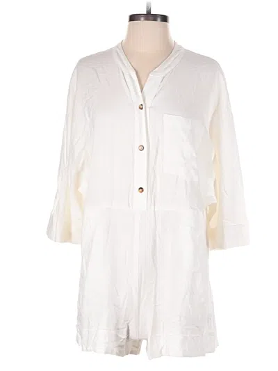 Pre-owned Show Me Your Mumu Romper In White
