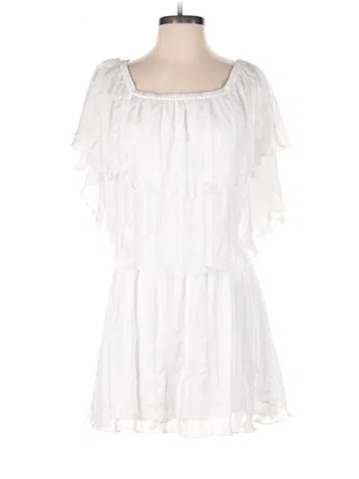 Pre-owned Show Me Your Mumu Romper In White
