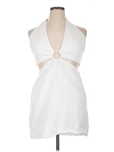 Pre-owned Show Me Your Mumu Romper In White