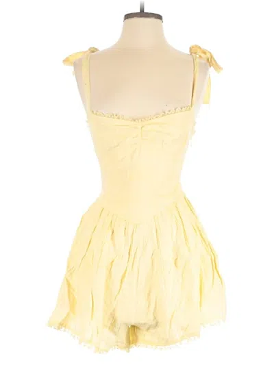 Pre-owned Show Me Your Mumu Romper In Yellow
