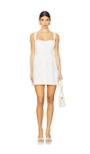 Show Me Your Mumu Rosie Mini Dress In White