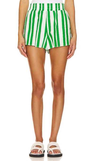 Show Me Your Mumu Russell Shorts In Center Court Stripe