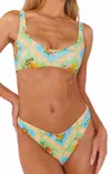 Show Me Your Mumu Sanibel Reversible Bikini In Reversible Bouquet Gingham In Multi