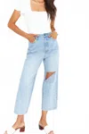 Show Me Your Mumu Sedona Straight Jean In Blue Haze In Multi