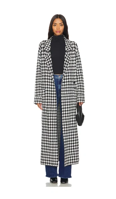 Show Me Your Mumu Shasta Sweater Jacket In Black,white