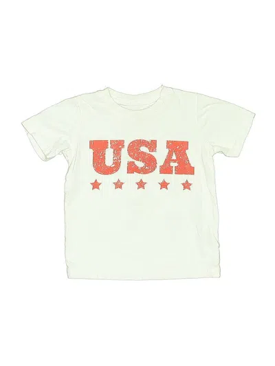 Pre-owned Show Me Your Mumu Kids' Short Sleeve T-shirt In White