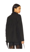 Show Me Your Mumu Sierra Fringe Jacket In Black
