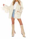 Show Me Your Mumu Sierra Fringe Jacket In Cream In Neutral