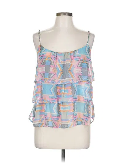 Pre-owned Show Me Your Mumu Sleeveless Blouse In Blue