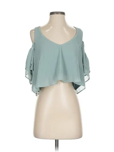 Pre-owned Show Me Your Mumu Sleeveless Blouse In Blue