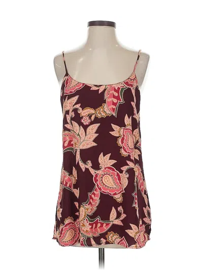 Pre-owned Show Me Your Mumu Sleeveless Blouse In Brown